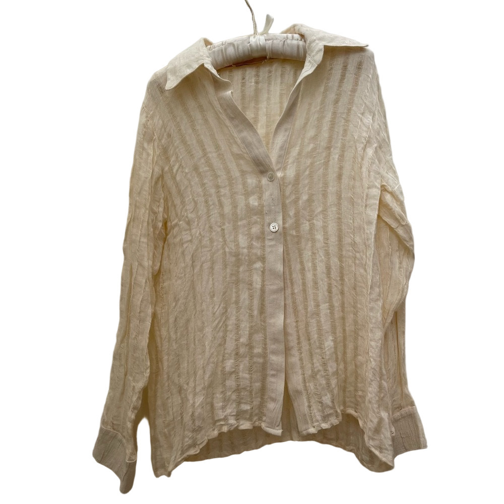 Savannah Morrow Linen button down top - Picture 4 of 4